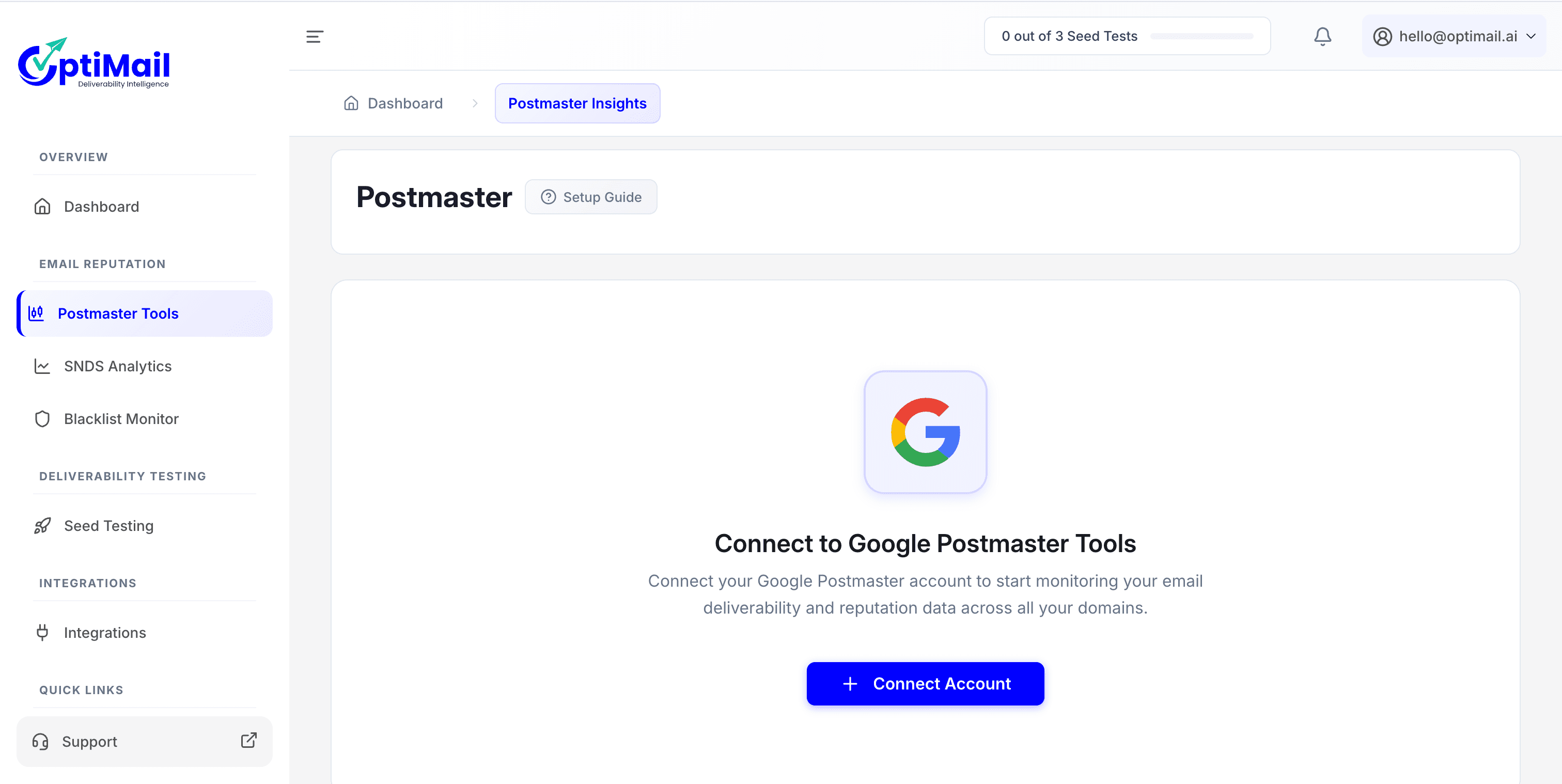 Google Postmaster Monitoring